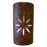 Starburst Southwest Ceramic Wall Sconce Southwestern Lighting Store